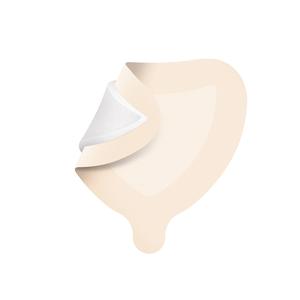 Proximel Basic Adhesive Foam Dressing with Border 7" x 7" Sacral