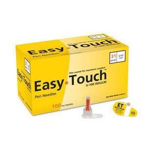 Easy Touch Insulin Pen Needle 32G x 1/4" (100 count)