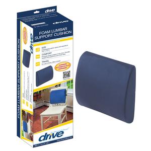 Foam Lumbar Support Cushion with Straps 13.5" x 13" x 4