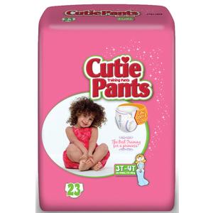 Cuties Refastenable Training Pants for Girls 2T-3T, up to 34 lbs.
