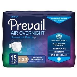 Prevail Air Overnight, Size 3 / XL, 58-70"