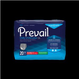 Prevail Underwear For Men Small/Medium 34" - 46", Maximum Absorbency