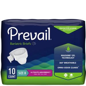 Prevail Bariatric Brief Size B Up to 100"