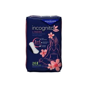 Incognito by Prevail, 3-IN-1 Feminine Pad, Liner