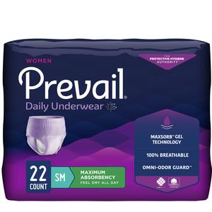 Prevail Underwear For Women, Small 20" - 34" Waist