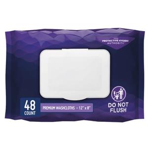 Prevail Premium Cotton Washcloth Soft Pak 12" x 8"