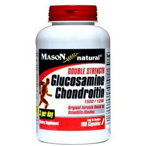 Glucosamine Chrondroitin Double Strength 1500/1200 3/Day Capsules, 180 Count