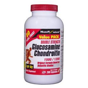Glucosamine Chrondroitin Double Strength 1500/1200  3/Day Capsules, 280 Count