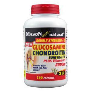 Glucosamine Chondroitin Plus Vitamin D3 2000IU Capsules, 160 Count