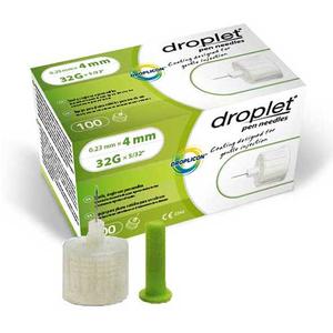 Droplet Pen Needle 32G (0.23mm) x 4mm (100 count)
