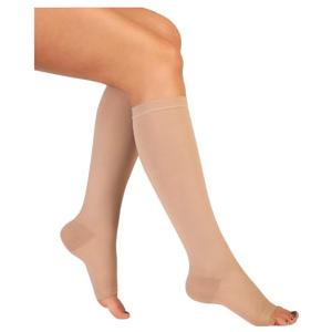Juzo Basic, Knee-High 30-40 mmHg, Open Toe, Short, Beige, Size 2