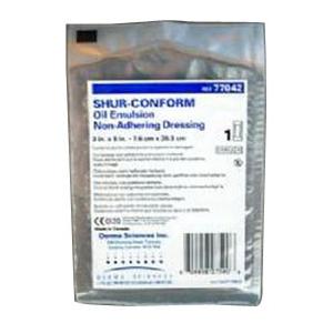 Shur-Conform Oil Emulsion Impregnated Dressings 3" x 8", Sterile 3's