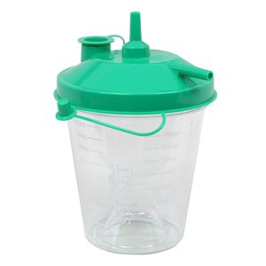 Sunset Healthcare Solutions Disposable Suction Canister with Float Valve Shutoff, 800cc