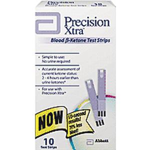 Precision Xtra End/Top Fill Blood Ketone Strip