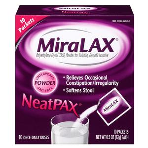 Miralax Single Dose Sachets (17 GRAMS), 10 ct
