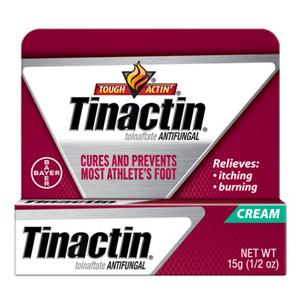 Tinactin Athletes Foot Cream, 0.5 oz.