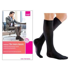 Mediven for Men, Calf, 30-40 mmHg, Black, Size 5