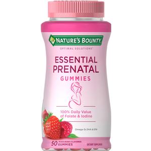 Optimal Solutions Essential Prenatal Gummies, 50 ct