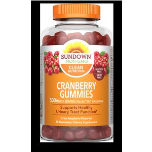 Sundown Naturals Cranberry Gummies, 500mg, 75 ct