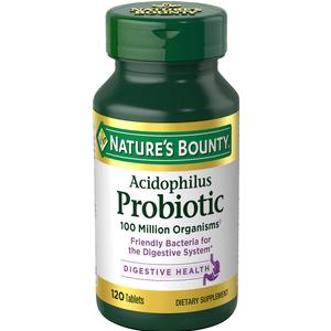 Nature's Bounty Acidophilus Probiotic Tablets, 120 ct