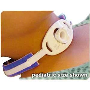 Universal Fit Pediatric Tracheostomy Collar up to 12-1/2" Neck, Blue
