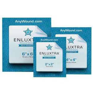 Enluxtra Self-Adaptive Wound Dressing, 6" x 6"