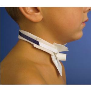 Two Piece Pedi-Tie II Tracheostomy Tube Holder.