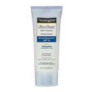 Neutrogena Ultra Sheer Dry-Touch Sunscreen SPF 70, 3 oz.