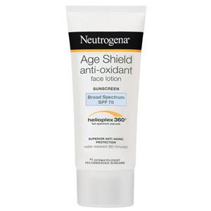 Neutrogena Age Shield Face Sunblock Lotion with SPF 70, 3 oz.