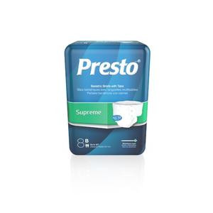 Presto Supreme Brief, Bariatric, XXX Large, 78" - 95"