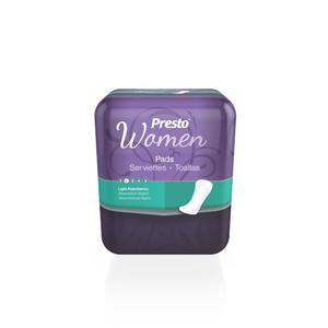 Presto Pads, Light Absorbency, 8.5" Regular