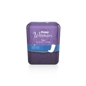 Presto Pads, Moderate Absorbency, 10" Long