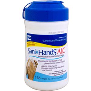 Sani-hands ALC Antimicrobial Alcohol Gel Hand Wipe