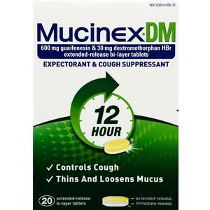 Mucinex Extended Release Bi-Layer Tablets, 20 ct