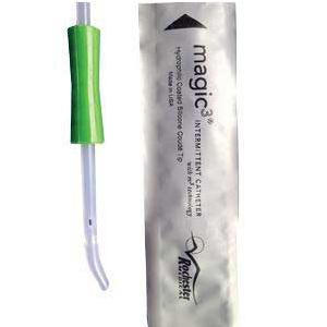 Magic3 Hydrophilic Coude Male Intermittent Catheter with Sure-Grip 10 Fr 16"