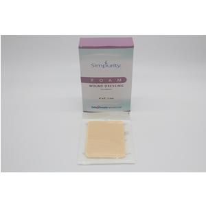 Simpurity Foam Dressing, 4" x 6" Pad