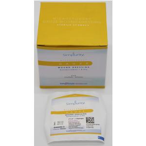 Simpurity Antimicrobial Gauze Sponge, 2" x 2"