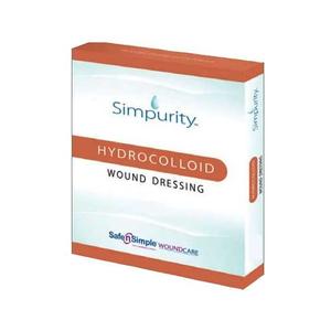 Safe N Simple Simpurity Hydrocolloid, 4" x 4"