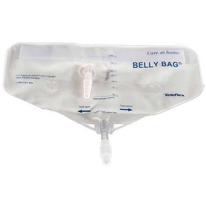 Belly Bag Urine Collection Bag with 24" Coiled Drain Tube, 1000 mL