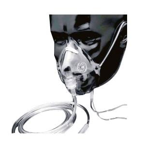 Adult Elongated Mask with 7' Tubing, Over-the-Ear Style