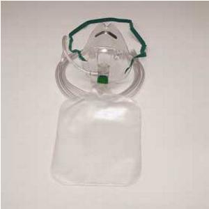 Adult Oxygen Mask w/Soft Anatom. Form w/Thread Grp