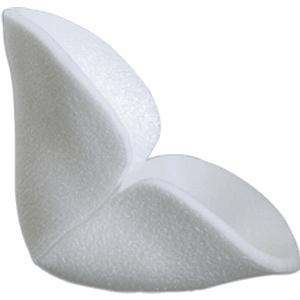 Mepilex Heel 5" x 8" (13 x 20cm) Self-Adherent, Soft Silicone Absorbent Foam Dressing