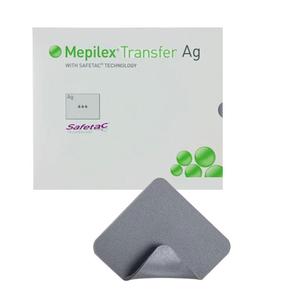 Mepilex Transfer Ag Antimicrobial Soft Silicone Exudate Transfer Dressing, Size 4 x 5