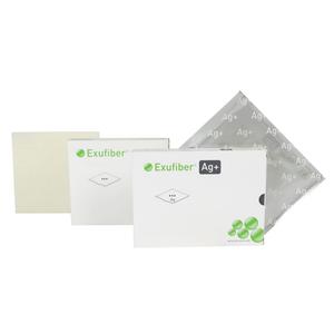 Exufber Ag+ Antimicrobial Gelling Fiber Dressing, 0.8" x 17.7"