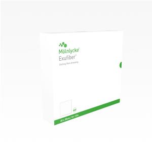 Exufiber Gelling Fiber Wound Dressing, 4" x 4"