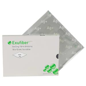 Exufiber Gelling Fiber Wound Dressing, 4" x 4.8"