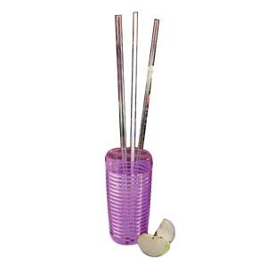 Reusable Drinking Straw, 18" X 3/16" Hole,10/Pack