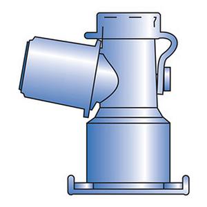 Smiths Medical ASD, Inc. Pneupac Nonsterile Standard Dual-Axis Swivel Adapter