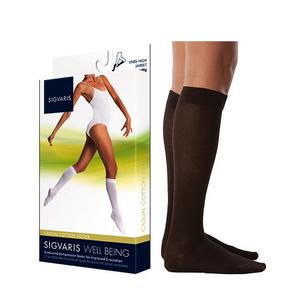 146C Casual Cotton Calf, 15-20mmHg, Women's, Size C, Brown