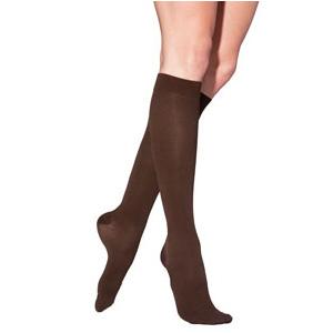 362C Motion Cushioned Cotton Calf, 20-30mmHg, Women's, Medium, Long, Black